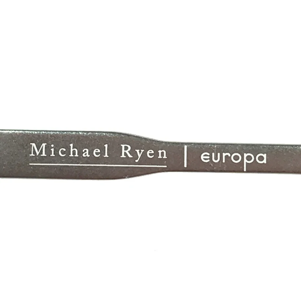 Michael Ryen Eyeglasses Frames MR-424 C3 Gray Black Silver Square 54-17-145